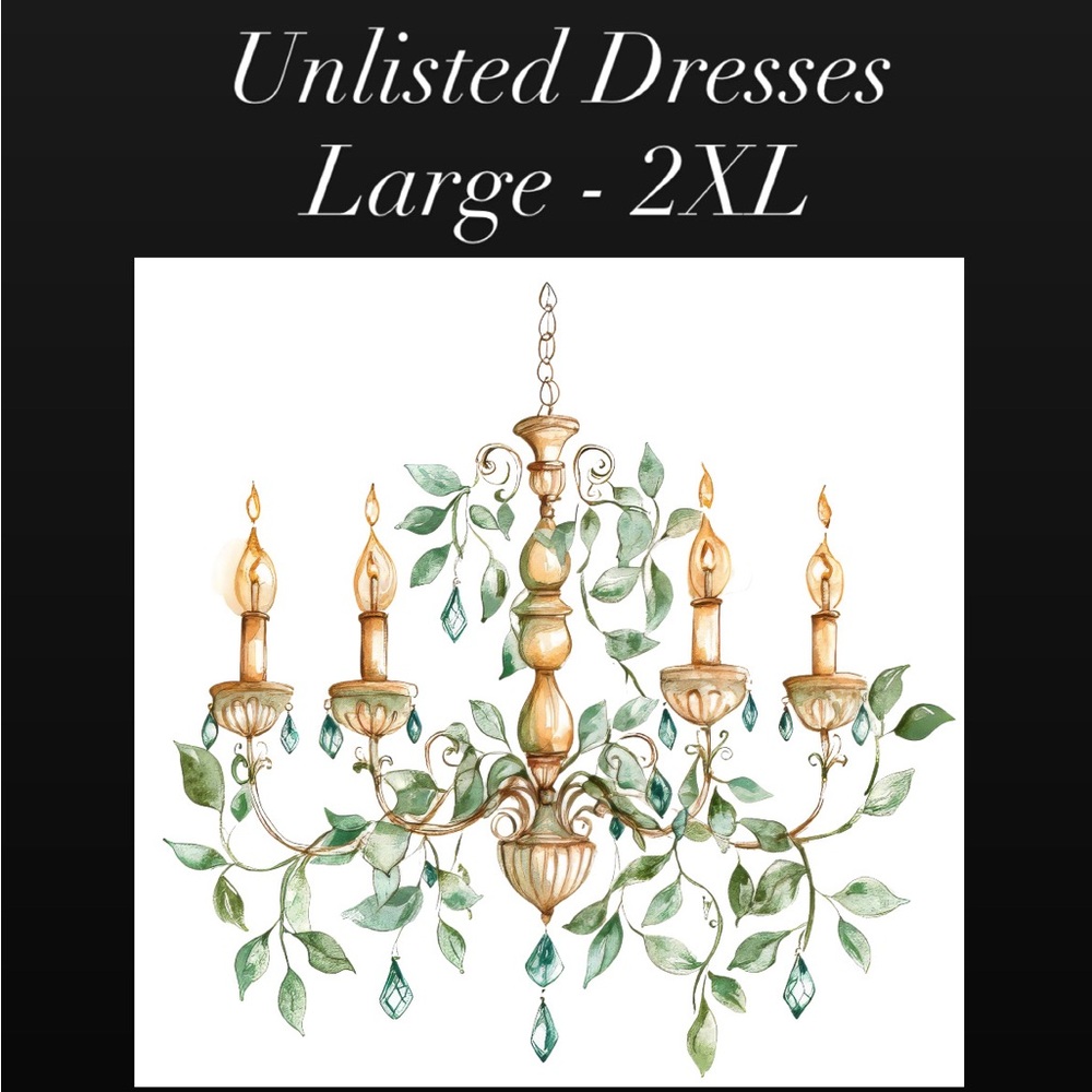 💐UNLISTED DRESS ~ SIZE L-2XL